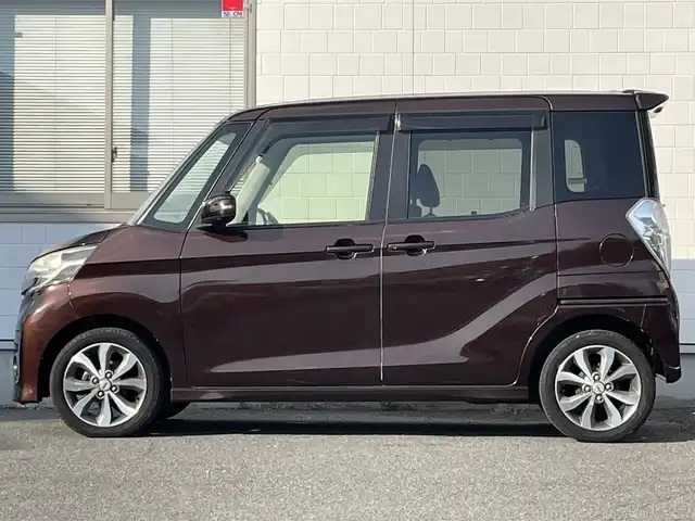 日産 デイズ ルークス ハイウェイスターX Gパッケージ 三重県 2014(平26)年 8.3万km モカブラウンP (株)IDOMが運営する【じしゃロン四日市店】の自社ローン専用車両になります。こちらは現金またはオートローンご利用時の価格です。自社ローンご希望の方は別途その旨お申付け下さい/純正SDナビ/フルセグTV/（CD/DVD/AM/FM/SD/BT/USB）/両側パワースライドドア/車外カメラ（バック/サイド/フロント/全方位）/ステアリングスイッチ/背面ドリンクホルダー/アイドリングストップ/オートライト/オートエアコン/エンジンプッシュスタート/後席送風機/電動格納ウィンカーミラー/ロールサンシェード