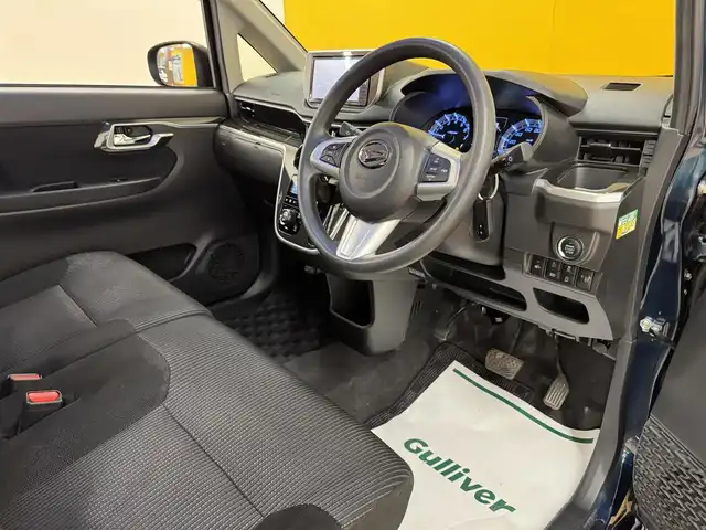 ダイハツ ムーヴ カスタム X LTD SAⅢ 群馬県 2017(平29)年 5.1万km レーザーブルークリスタルシャイン スマートアシスト/社外7インチナビ/・フルセグTV/・BT/DVD/CD/SD/・FM/AM/バックカメラ/ドライブレコーダー/ステアリングスイッチ/アイドリングストップ/運転席シートヒーター/スマートキー/プッシュスタート/LEDヘッドライト/フォグランプ/オートマチックハイビーム/純正14インチAw/純正フロアマット/純正ドアバイザー/電動格納ウィンカーミラー/横滑り防止機能