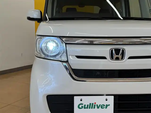 ホンダ Ｎ ＢＯＸ G ホンダセンシング 群馬県 2018(平30)年 3.1万km プラチナホワイトパール 安全装備/・衝突軽減ブレーキ/・レーンキープアシスト/・オートライト/・横滑り防止/・クルーズコントロール/純正7インチナビ/・AM/FM/フルセグTV/・Bluetooth/SD/・CD/DVD/LEDヘッドライト/バックカメラ/ETC/革調シートカバー/純正ドアバイザー/プッシュスタート/スマートキー