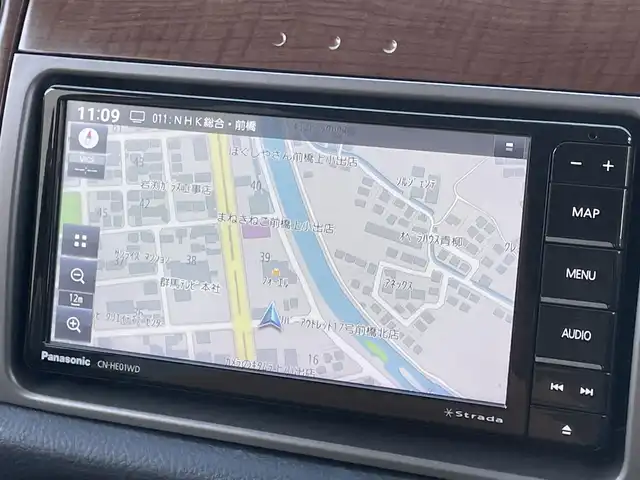 ダイハツ ミラ ジーノ プレミアムL 群馬県 2007(平19)年 3.3万km プレシャスブルーマイカメタリック ７インチＳＤナビ　/フルセグ　/Ｂｌｕｅｔｏｏｔｈ　/ＣＤ・ＤＶＤ　/ＥＴＣ　/木目調＋本革ステアリング　/木目調内装　/純正フロアマット　/電動格納ミラー　/１４インチアルミホイール　/リモコンキー　/パワーウィンドウ