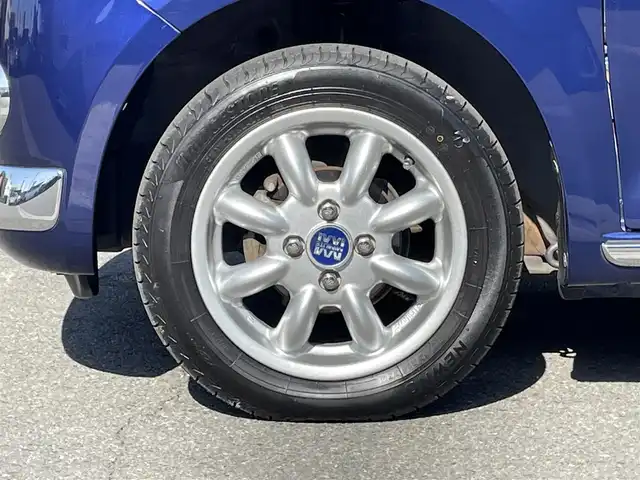 ダイハツ ミラ ジーノ プレミアムL 群馬県 2007(平19)年 3.3万km プレシャスブルーマイカメタリック ７インチＳＤナビ　/フルセグ　/Ｂｌｕｅｔｏｏｔｈ　/ＣＤ・ＤＶＤ　/ＥＴＣ　/木目調＋本革ステアリング　/木目調内装　/純正フロアマット　/電動格納ミラー　/１４インチアルミホイール　/リモコンキー　/パワーウィンドウ