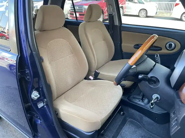 ダイハツ ミラ ジーノ プレミアムL 群馬県 2007(平19)年 3.3万km プレシャスブルーマイカメタリック ７インチＳＤナビ　/フルセグ　/Ｂｌｕｅｔｏｏｔｈ　/ＣＤ・ＤＶＤ　/ＥＴＣ　/木目調＋本革ステアリング　/木目調内装　/純正フロアマット　/電動格納ミラー　/１４インチアルミホイール　/リモコンキー　/パワーウィンドウ