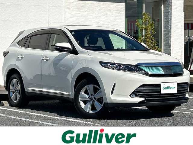 トヨタ ハリアー エレガンス 千葉県 2017(平29)年 3.9万km ホワイトパールクリスタルシャイン 後期型　サンルーフ　９型ナビＮＳＺＴ－Ｙ６６Ｔ　バックカメラ　ＥＴＣ　レーダークルコン　ＢＴ　フルセグＴＶ　ドラレコ　パワーシート　ブレーキホールド　セーフティセンス １７インチＡＷ LEDライト