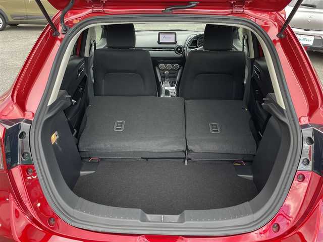 マツダ デミオ 15Sツーリング 愛知県 2018(平30)年 4.9万km ソウルレッドクリスタルM /禁煙//ワンオーナー//純正ナビ//CD/DVD/BT/フルセグ//バックカメラ//全方位カメラ//純正15AW//前方ドラレコ//ETC//シートヒーター（前席）//レーダー探知機//PCS/LDA/HUD//横滑り防止装置//LEDオートライト//LEDフォグランプ//前後クリアランスソナー//本革巻きステアリング//ステアリングスイッチ//アイドリングストップ//純正フロアマット//ドアバイザー//スペアスマートキー//新車時保証書//取扱説明書