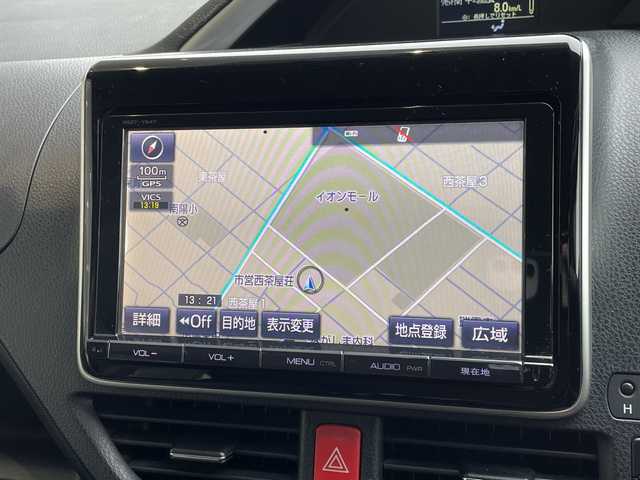 トヨタ ヴォクシー ZS 煌 愛知県 2015(平27)年 7.1万km ブラック 純正9型ナビ/フリップダウンモニター/両側パワースライドドア/バックカメラ/純正アルミホイール/LEDヘッドライト/オートライト/ETC/フルセグ/CD DVD/Bluetooth/ステアリングスイッチ/スマートキー/プッシュスタート