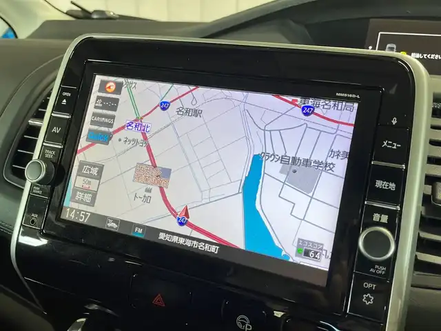 日産純正ナビ MM516D L 後席フリップダウンモニター