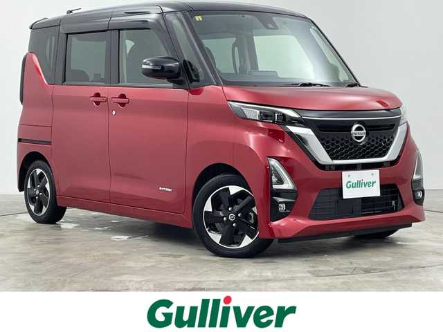 日産 ルークス HWS X プロパイロットED 群馬県 2020(令2)年 2.2万km スパークリングレッド/ブラック 純正９インチナビ　アラウンドビューモニター　両側パワースライドドア　ＬＥＤ　ＡＨＢ　ベンチシート　純正１４インチＡＷ　ステアリングリモコン　電子パーキング　ＡＶＨ　ステアリングリモコン　ＥＴＣ　禁煙車