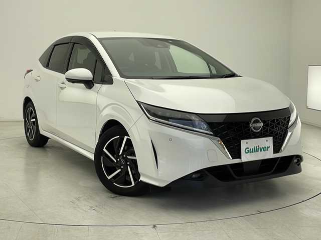 日産 ノート X 千葉県 2023(令5)年 1.9万km ピュアホワイトパール 車線逸脱警報/衝突軽減ブレーキ/レーダークルーズコントロール/クリアランスソナー/標識認識機能/純正メモリナビBluetooth フルセグTV HDMI/全方位カメラ/ETC2.0/ワイヤレス充電/純正ドライブレコーダー前方/LEDヘッドライト/プッシュスタート/スマートキー