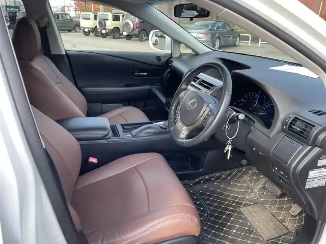 レクサス ＲＸ 270 新潟県 2013(平25)年 10.1万km 白 スタッドレス積込/フォグランプ