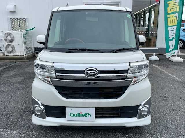 ダイハツ タント カスタム X 神奈川県 2015(平27)年 6.3万km パールホワイトⅢ 片側パワースライドドア/社外16インチAW/社外ナビ（NX514）/CD/DVD/ブルーレイ/FM/AM/BT/フルセグTV/LEDヘッドライト/フォグランプ/オートライト/ETC/スマートキー/AAC