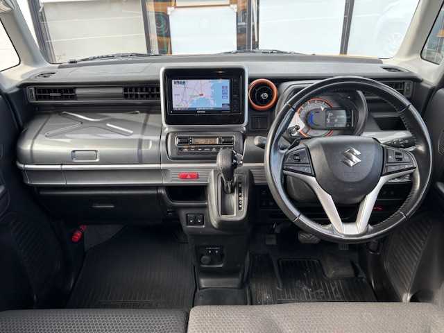 スズキ スペーシア ギア HYBRID XZターボ 宮城県 2021(令3)年 8.1万km アクティブイエロー/ガンメタリック2トーン 登録時走行距離８０５８４ｋｍ/両側パワースライドドア/バックカメラ/社外ナビ/・フルセグ/・Bluetooth/・CD/DVD/・AM/FM/・CD/DVD/衝突被害軽減機能/クルーズコントロール/レーンキープアシスト/パドルシフト/ウインカーミラー/アイドリングストップ/プッシュスタート/スマートキー/ビルトインＥＴＣ/ドライブレコーダー前後/シートヒーター/オートライト/純正アルミホイール