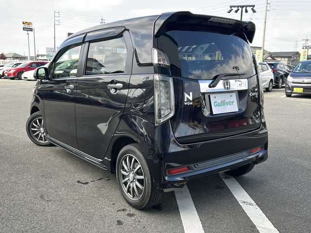 ホンダ Ｎ ＷＧＮ カスタム G 岐阜県 2014(平26)年 4.6万km プレミアムゴールドパープルパール 登録時走行距離：45497km/純正オーディオ/CD・USB・AUX・AM・FM/ETC/電動格納ウィンカーミラー/革巻きステアリング/HIDヘッドライト/フォグライト/オートライト/ドアバイザー/純正フロアマット/プッシュスタート/スマートキー/保証書/取扱説明書/スペアキー