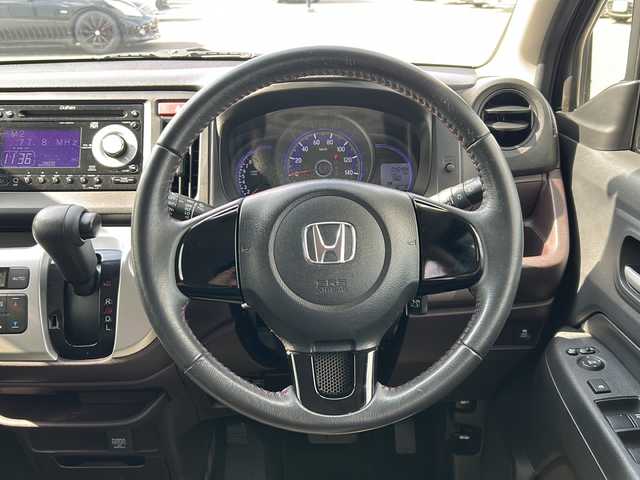 ホンダ Ｎ ＷＧＮ カスタム G 岐阜県 2014(平26)年 4.6万km プレミアムゴールドパープルパール 登録時走行距離：45497km/純正オーディオ/CD・USB・AUX・AM・FM/ETC/電動格納ウィンカーミラー/革巻きステアリング/HIDヘッドライト/フォグライト/オートライト/ドアバイザー/純正フロアマット/プッシュスタート/スマートキー/保証書/取扱説明書/スペアキー