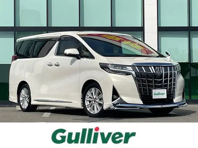 トヨタ アルファード X 和歌山県 2018(平30)年 6.6万km ラグジュアリーホワイトパールクリスタルシャインガラスフレーク アルパイン11インチナビ/バックカメラ/フルセグTV/衝突軽減ブレーキ/レーンキープアシスト/レーダークルコン/前後コーナーセンサー/オートライト/ツインムーンルーフ/モデリスタエアロ/両側パワスラ/デジタルインナーミラー/ビルトインETC/LEDヘッドライト/フォグランプ/オートホールド/レザー調シートカバー