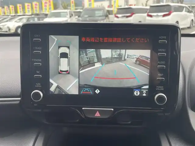 トヨタ ヤリスクロス ハイブリッド Z 愛媛県 2023(令5)年 2万km ブラックマイカ 純正8型ディスプレイオーディオ(フルセグTV/BT)/全周囲カメラ/トヨタセーフティセンス/レーダークルーズコントロール/ブラインドスポットモニター/クリアランスソナー/衝突被害軽減装置/車線逸脱防止装置/電動リアゲート/ハーフレザー/シートヒーター/パワーシート/ステアリングヒーター/スイッチ/電格ミラー/ヒートミラー/純正ラバーマット/ドアバイザー/ETC/LEDヘッドライト/現状サマー(純正AW)(215/50/R18)/DUNLOP ENASAVE EC300+/禁煙車