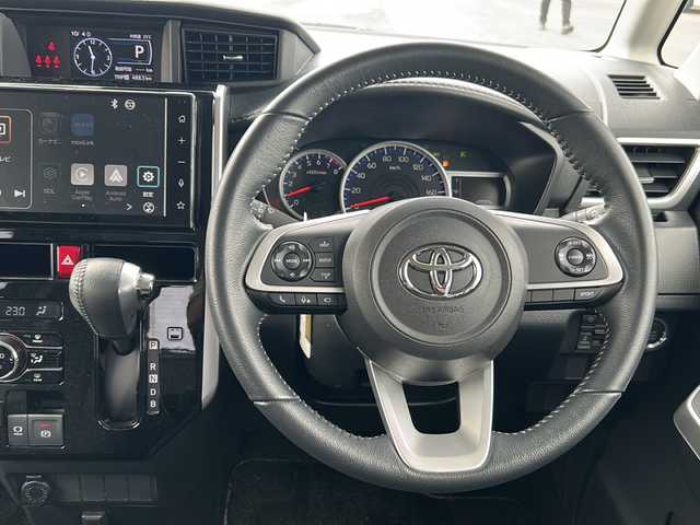 トヨタ ルーミー カスタムG－T 茨城県 2021(令3)年 2.1万km プラムブラウンパールクリスタルシャイン 純正ディスプレイオーディオ/バックカメラ/パノラミックビューモニター/両側パワースライドドア/スマートアシスト/衝突回避支援ブレーキ/衝突警報機能/アダブティブクルーズコントロール/レーンキープアシスト/純正15インチAW/LEDオートライト/オートマチックハイビーム/社外フロアマット/ビルトインETC/ステアリングリモコン/前後ドライブレコーダー/スマートキー/プッシュスタート/取扱説明書
