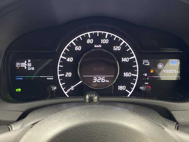 日産 ノート e－パワー X 岐阜県 2017(平29)年 4.5万km ソニックブルー 純正ナビ/　(AM/FM/CD/DVD/Bluetooth/フルセグTV)/アラウンドビューモニター/デジタルインナーミラー/エマージェンシーブレーキ/レーンキープアシスト/コーナーセンサー/ドライブレコーダー/ETC/LEDヘッドライト/オートライト/純正フロアマット/純正ドアバイザー