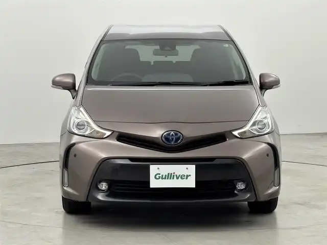 トヨタ プリウス α S 福岡県 2019(平31)年 6.9万km ダークシェリーマイカM 純正ナビ／フルセグＴＶ　/バックカメラ　/ビルトインＥＴＣ　/レーダークルーズコントロール　/レーンキープ　/オートマチックハイビーム　/プッシュスタート　/電動格納式ドアミラー　/ステアリングリモコン　/ＬＥＤライト