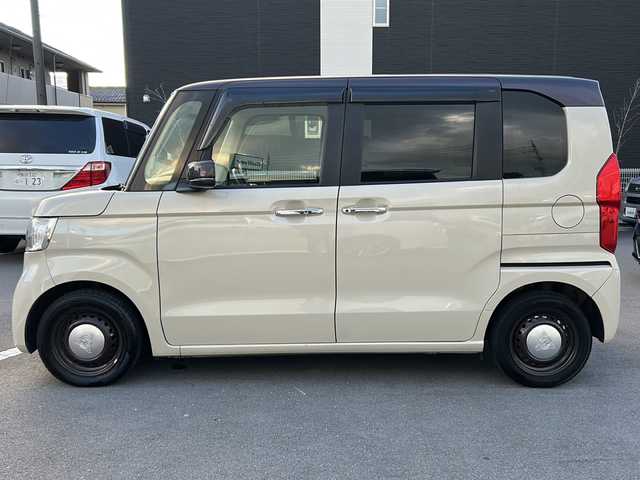 ホンダ Ｎ ＢＯＸ L コーディネートスタイル 長野県 2022(令4)年 3万km プレミアムアイボリーパールⅡ 禁煙車/純正8インチナビ/（VXU-227NBi）/フルセグTV/バックカメラ/CD/DVD/HDMI/BluetoothAudio/ステアリングスイッチ/レーダークルーズコントロール/両側パワースライドドア/アイドリングストップ/USB入力端子/前後ドラレコ/前席シートヒーター/衝突被害軽減システム/横滑り防止装置/レーンキープアシスト/後席両側ロールサンシェード/オートマチックハイビーム/オートライト/後ろコーナーセンサー/スマートキー/スペアキー