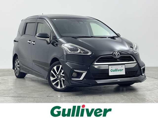 トヨタ シエンタ G 群馬県 2017(平29)年 8.3万km ブラックマイカ モデリスタエアロ　ナビ　バックカメラ　両側電動スライドドア　衝突被害軽減ブレーキ　プリクラッシュセーフティ　レーンキープアシスト　オートハイビーム　フォグ　フルセグＴＶ　スマートキー　　禁煙車