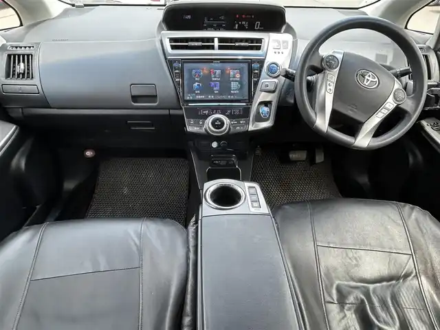 トヨタ プリウス α S 岡山県 2016(平28)年 4.9万km ホワイトパールクリスタルシャイン ETC /Bluetooth /横滑り防止装置　/ABS　/AAC　/USB入力端子　/バックカメラ　/パワーウィンドウ　/パワーステアリング　/オートライト　/ワンセグTV　/社外アルミホイール　/ダブルエアバック