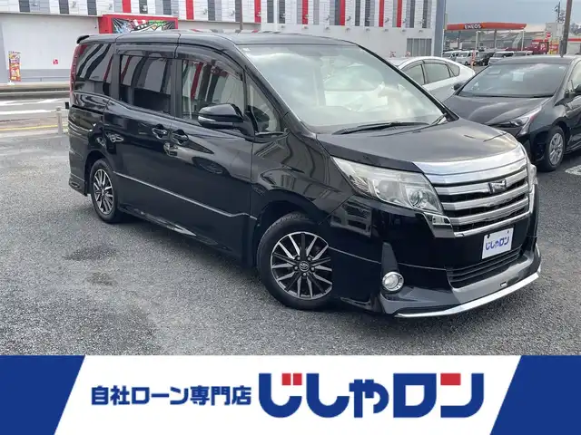 トヨタ ノア Si 宮崎県 2014(平26)年 14.7万km ブラック /ワンセグテレビ//バックカメラ//フリップダウンモニター//アイドリングストップ//ウィンカーミラー//プッシュスタート//両側パワースライドドア//ETC//モデリスタエアロ
