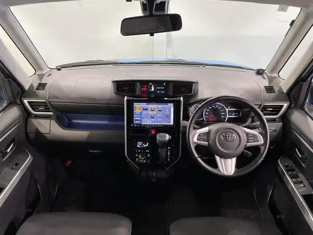 トヨタ タンク カスタムG S 愛知県 2017(平29)年 4.5万km ファインブルーマイカメタリック/シルバー2トーン ＡＬＰＩＮＥ９インチナビ/両側パワースライドドア/衝突軽減ブレーキ/車線逸脱警報/クリアランスソナー/先行車発進告知/クルーズコントロール/バックカメラ/ビルトインETC/アイドリングストップ/USB＆HDMI入力端子/ＬＥＤヘッドライト/ISOFIX/純正フロアマット/純正14インチアルミホイール