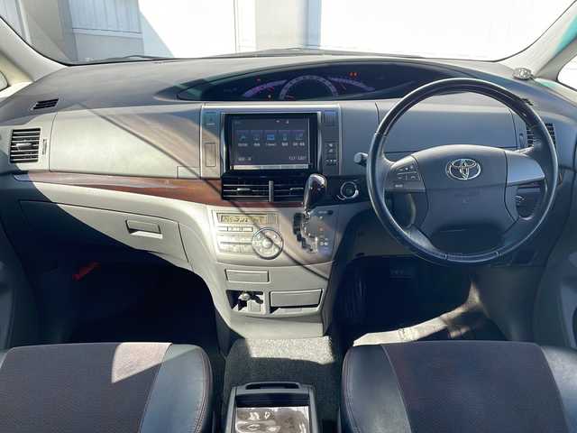 トヨタ エスティマ アエラス 20thアニバーサリー 三重県 2012(平24)年 9.6万km ボルドーマイカメタリック 禁煙/純正ナビ/サンルーフ/純正後席モニター/バックカメラ/ETC/コーナーセンサー/ハーフレザーシート/両側パワースライドドア/クルーズコントロール/オットマン/ウッドコンピステア/ステアスイッチ/LEDオートライト/電動格納ミラー