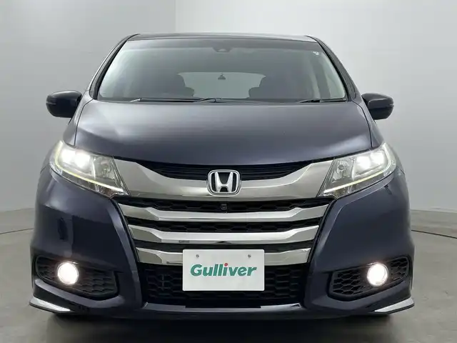 ホンダ オデッセイ ハイブリッド アブソルートセンシングEXパック 岡山県 2017(平29)年 6.9万km プレミアムヴィーナスブラックP 純正ナビ(3HU3)/【Bluetooth/フルセグTV/CD/DVD/HDMI】/全方位カメラ/１００Ｖ電源/両側パワースライドドア/衝突軽減ブレーキ/レーダークルーズコントロール/ハーフレザーシート/ブラインドスポットモニター/運転席パワーシート/ビルトインＥＴＣ/ＬＥＤヘッドライト　/フォグランプ/純正17インチアルミホイール/スマートキー×2