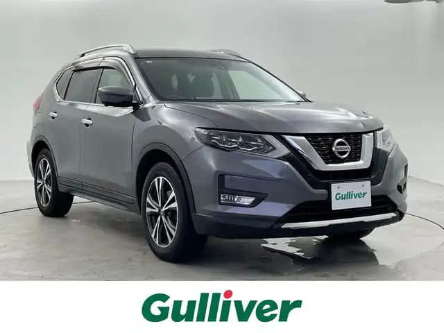 日産 エクストレイル 20Xi 福井県 2018(平30)年 4.3万km ダークメタルグレー プロパイロット/・衝突軽減ブレーキ/・クルーズコントロール/・後側方支援システム/純正9型ナビ/【AM/FM/CD/DVD/フルセグ/Bluetooth】/アラウンドビューモニター/ETC/デジタルインナーミラー/パワーバックドア/革巻きハンドルノブ/サイドヒーターミラー/オートライト/LEDヘッドライド/フォグライド/電格ウインカーミラー/純正18インチアルミ