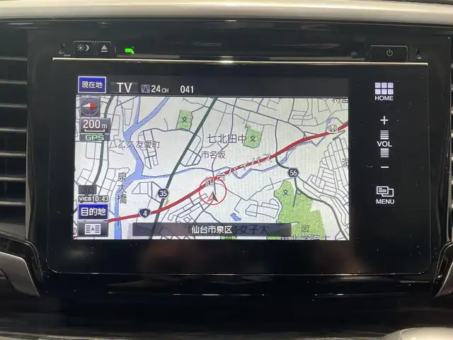 ホンダ オデッセイ ハイブリッド 宮城県 2016(平28)年 8.7万km プレミアムディープロッソパール ホンダセンシング/・横滑り防止/・レーンキープアシスト/・衝撃軽減ブレーキ/・クルーズコントロール/純正ナビ/・アラウンドビューモニター/・ドライブレコーダー/・フルセグTV/CD/DVD/・ETC/フリップダウンモニター/両側パワースライドドア/・パワーシート（運転席）/プッシュスタート/・スマートキー/LEDヘッドライト/・オートライト/・フォグランプ/革巻きステアリング/純正フロアマット/純正アルミホイール/ドアバイザー