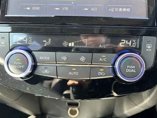 日産 エクストレイル ハイブリッド オーテック iパッケージ 宮城県 2019(令1)年 7万km カスピアンブルー シルバールーフレール/＝＝＝/4WD【2WD切替可】/オーテック専用シート/オーテック19インチアルミホイール/プロパイロット/車線逸脱防止支援システム/後側方車両検知警報/後退時車両検知警報/インテリジェントエマージェンシーブレーキ/コーナーセンサー/インテリジェントアラウンドビューモニター/インテリジェントルームミラー/純正9インチナビ(MM518D-L)/フルセグTV/Bluetooth/CD/DVD/ブルーレイ/SD/USB/ナビ連動型ドライブレコーダー/パワーバックドア/シートヒーター/LEDヘッドライト/ハイビームアシスト/電動パーキングブレーキ/ブレーキホールド/スマートキー＆プッシュスタート/スペアキー/電動格納ミラー