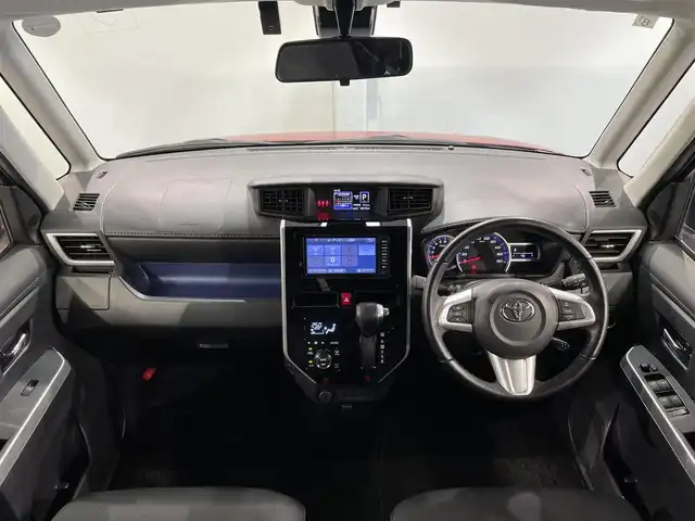 トヨタ ルーミー カスタムG S 愛知県 2017(平29)年 1.7万km ブラックマイカ/マゼンダベリーメタリック 純正ナビ【NSCD-W66】/両側パワースライドドア/衝突軽減ブレーキ/クルーズコントロール/クリアランスソナー/車線逸脱警報/先行車発進告知/バックカメラ/ドライブレコーダー/ビルトインＥＴＣ/アクセサリーソケット/ＩＳＯＦＩＸ/LEDヘッドライト/アイドリングストップ/フロアマット/純正１４インチアルミホイール