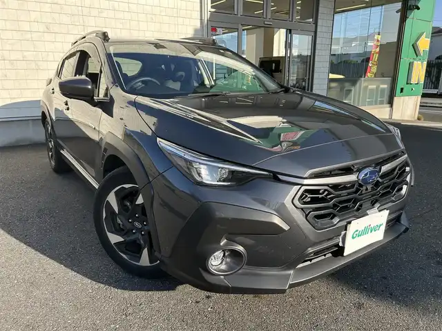スバル クロストレック リミテッド 埼玉県 2023(令5)年 3.6万km マグネタイトグレーメタリック 登録時35627km/純正ナビ（フルセグTV/AM/FM/BT）/B/S/F/全方位カメラ/純正LEDヘッドライト/純正18インチAW/純正フロアマット/純正ドアバイザー/ビルトインETC2.0/プリクラッシュブレーキ/レーンキープアシスト/車線逸脱警報システム/クルーズコントロール追従有/オートビークルホールド/コーナーセンサー後/D席＋N席シートヒーター/D席＋N席パワーシート/D席メモリーシート/MT付きAT/パドルシフト/フォグライト/ステアリングヒーター/ステアリングスイッチ/ルーフレール/スペアキー1本/スマートキー/プッシュスタート/保証書/車両取扱説明書