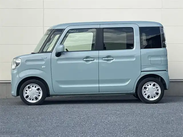 スズキ スペーシア HYBRID G 茨城県 2018(平30)年 7.5万km オフブルーM 社外ナビ/（FM/AM/CD）/バックカメラ/両側スライドドア/ETC/クリアランスソナー/オートライト/レーンアシスト/衝突被害軽減ブレーキ/盗難防止装置/スペアキー/社外フロアマット