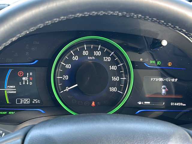 ホンダ シャトル ハイブリッド Z 茨城県 2017(平29)年 1.5万km ミッドナイトブルービームM ワンオーナー/純正ディーラーナビ/　　【ワンセグ、BT、CD、DVD】/バックカメラ/あんしんパッケージ/コンフォートビューパッケージ/前後コーナーセンサー/ハーフレザーシート/純正16インチAW/LEDオートライト/純正フロアマット/プッシュスタート/スマートキー/ETC/本革巻ステアリング/LED室内灯/プラズマクラスター付きAC/スーパーUVカットフロントガラス/IRカットフロントウィンドウ、ドアガラス/ステンレス製スポーツペダル/パドルシフト/前後シートヒーター