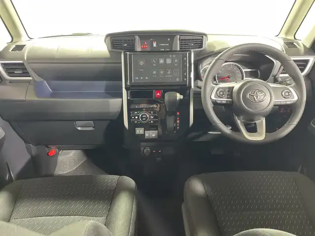 トヨタ ルーミー カスタムG－T 神奈川県 2025(令7)年 0.1千km ブラックマイカメタリック/パールホワイト2トーン 純正9インチディスプレイオーディオ/AM/FM/フルセグ/Bluetooth/・Apple Carplay/AndroidAut対応/スマートアシスト/・衝突被害軽減ブレーキ/・衝突警報機能/・車線逸脱警報機能/・路外逸脱警報機能/・ふらつき警報/・ブレーキ制御付き誤発進抑制機能/・先行者発進お知らせ機能/・アダプティブドライビングビーム/・サイドビューランプ/・コーナーセンサー/・標識認識機能/・アダプティブクルーズコントロール/パノラミックビューパッケージ/・パノラミックビューモニター/・ステアリングスイッチ(ビューモニター操作)/フルフラットシート/LEDヘッドライト/両側パワースライドドア/D+N席シートヒーター/スペアキー/アイドリングストップ/取扱説明書