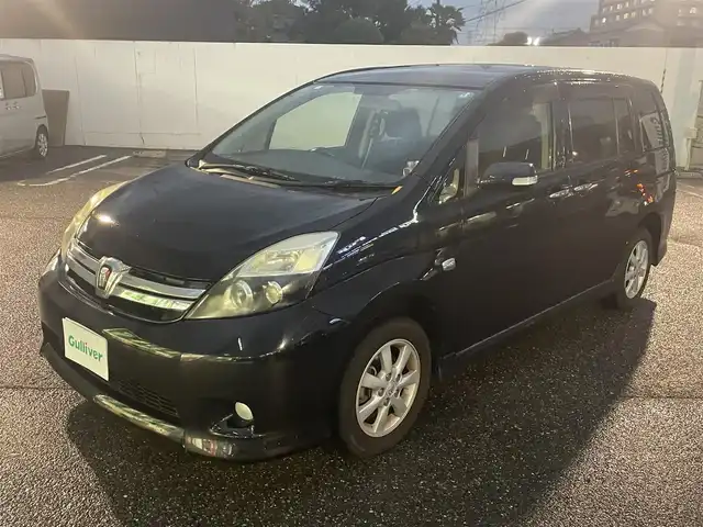 トヨタ アイシス プラタナ Vセレクション 新潟県 2013(平25)年 19.8万km 黒 ワンオーナー/４WD/純正ホイール夏タイヤ装着/社外ホイールスタッドレスタイヤ車載/ワンセグテレビ/ウィンカーミラー/ドアバイザー/プッシュスタート/片側パワースライドドア/Bluetooth/純正フロアマット/スペアキー1個