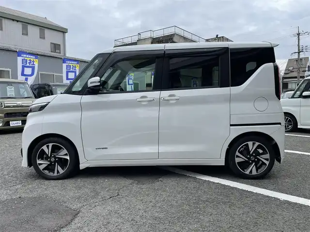 日産 ルークス HWS Gターボ プロパイロットED 京都府 2020(令2)年 9.7万km ホワイトパール （株）IDOMが運営する【じしゃロン伏見店】の/自社ローン専用車両になります。/こちらは現金またはオートローンご利用時の価格です。/自社ローンご希望の方は別途その旨お申し付けください/純正9inナビ/【ipod/SD/BT/USB/CD/DVD】/フルセグTV/LEDヘッドライト/両側パワースライド/プロパイロット/アラウンドビューモニター/インテリジェントルームミラー/ETC