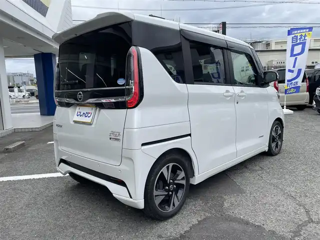 日産 ルークス HWS Gターボ プロパイロットED 京都府 2020(令2)年 9.7万km ホワイトパール （株）IDOMが運営する【じしゃロン伏見店】の/自社ローン専用車両になります。/こちらは現金またはオートローンご利用時の価格です。/自社ローンご希望の方は別途その旨お申し付けください/純正9inナビ/【ipod/SD/BT/USB/CD/DVD】/フルセグTV/LEDヘッドライト/両側パワースライド/プロパイロット/アラウンドビューモニター/インテリジェントルームミラー/ETC