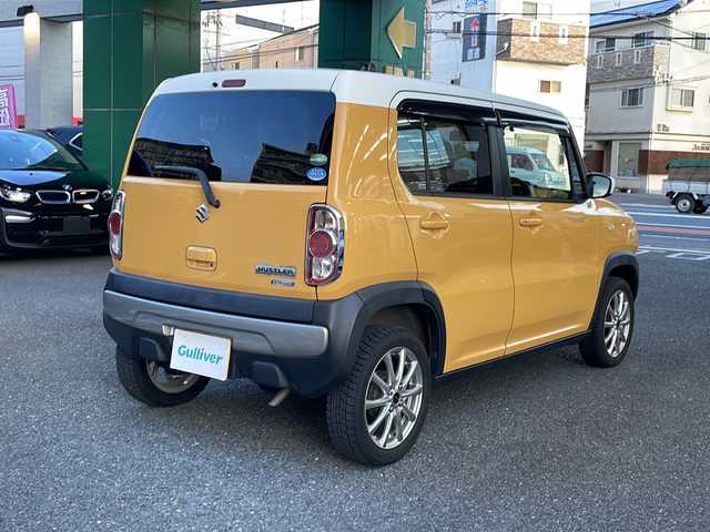 スズキ ハスラー G 大阪府 2019(令1)年 6.2万km アクティブイエロー/ホワイト2トーンルーフ プッシュスタート/スペアキー/ETC/衝突被害軽減装置/車線逸脱防止装置/横滑り防止装置/アイドリングストップ/電動格納ミラー/フルフラットシート/純正フロアマット/シートヒーター