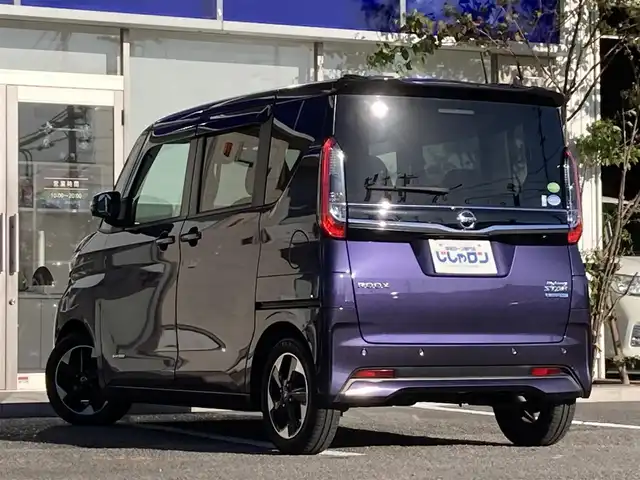 日産 ルークス ハイウェイスター X 静岡県 2020(令2)年 8万km アメジストパープル (株)IDOMが運営する【じしゃロン焼津店】の自社ローン専用車両になります。こちらは現金またはオートローンご利用時の価格です。自社ローンご希望の方は別途その旨お申付け下さい/純正SDナビ/（フルセグTV/Bluetooth接続/CD/DVD/ミュージックサーバー）/両側パワースライドドア/３６０°カメラ/衝突軽減ブレーキ/LEDヘッドライト/オートライト/プッシュスタート＆スマートキー