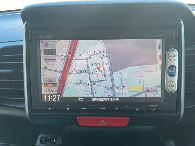 ホンダ Ｎ ＢＯＸ SSパッケージ 宮崎県 2014(平26)年 2.8万km プレミアムディープロッソパール 純正ナビ/CD/ＤＶＤ/Ｂｌｕｅｔｏｏｔｈ/ワンセグＴＶ/ＥＴＣ　/バックカメラ　/両側パワースライドドア　/シティブレーキアクティブ　/純正フロアマット/ドアバイザー