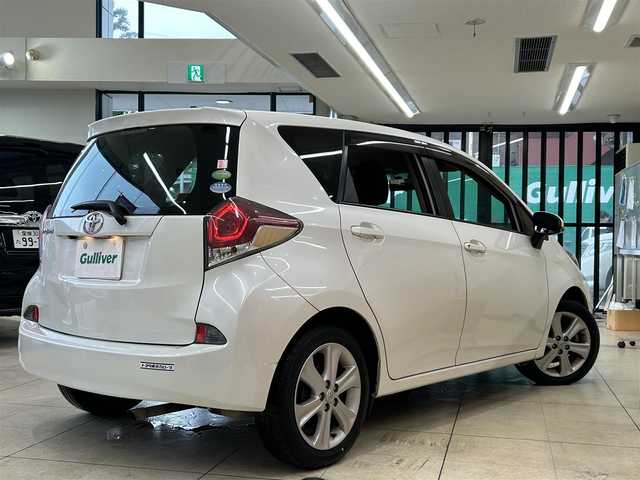 トヨタ ラクティス 東京都 2014(平26)年 12.4万km ホワイトパールクリスタルシャイン 純正ディーラーナビ(NSCP-W62)/(FM/AM/BT/ワンセグTV)/バックカメラ/電動格納ミラー/ドアバイザー/純正フロアマット/横滑り防止/ETC/革巻きステアリング/クルーズコントロール/オートライト/フォグランプ/HID/プライバシーガラス/前方ドライブレコーダー/ISOFIX