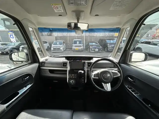 ダイハツ タント カスタム RS トップED SA Ⅲ 京都府 2016(平28)年 9.4万km パールホワイトⅢ (株)IDOMが運営する【じしゃロン伏見店】の自社ローン専用車両になりますこちらは現金またはオートローンご利用時の価格です。自社ローンご希望の方は別途その旨お申付け下さい/プッシュスタート/社外ナビ/バックカメラ/ETC/ハーフレザーシート/ターボ付き/アイドリングストップ/横滑り防止装置/衝突軽減ブレーキ/両側パワースライドドア/純正フロアマット/純正アルミホイール/LEDヘッドライト/電動格納ミラー/ドアバイザー