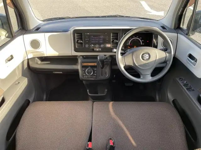 スズキ ＭＲワゴン X 鳥取県 2011(平23)年 6万km ブルーイッシュブラックパール3 4WD/純正ディスプレイモニター/CD/USB/バックカメラ/運転席シートヒーター/ウィンカーミラー/電動格納ミラー/ベンチシート/プッシュエンジンスタート/フロアマット/ドアバイザー/保証書・取扱説明書/スペアキー/サマータイヤ積込み(4部山)