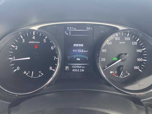 日産 エクストレイル 20X エマージェンシーブレーキ 福島県 2015(平27)年 13.6万km ブリリアントホワイトパール ワンオーナー/純正SDナビ/（Bt、DISC、FM＆AM、フルセグTV）/パートタイム４WD/360°カメラ/USB接続端子/ETC/シガーソケット/前後コーナーセンサー/ダウンヒルアシストコントロール/社外AWスタッドレスタイヤ4本積載/（225/65R17）/純正フロアマット/保証書/取扱説明書/記録簿