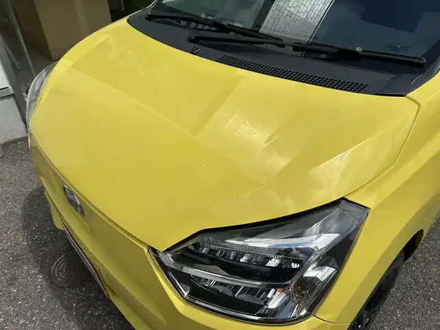 ダイハツ ミラ イース X SAⅢ 新潟県 2018(平30)年 10.5万km レモンスカッシュクリスタルM ワンオーナー/社外メモリナビ/ドアバイザー/ETC/オートウィンドー/エアバック/ドラレコ/電格ミラー/フルセグテレビ