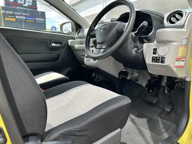 ダイハツ ミラ イース X SAⅢ 新潟県 2018(平30)年 10.5万km レモンスカッシュクリスタルM ワンオーナー/社外メモリナビ/ドアバイザー/ETC/オートウィンドー/エアバック/ドラレコ/電格ミラー/フルセグテレビ
