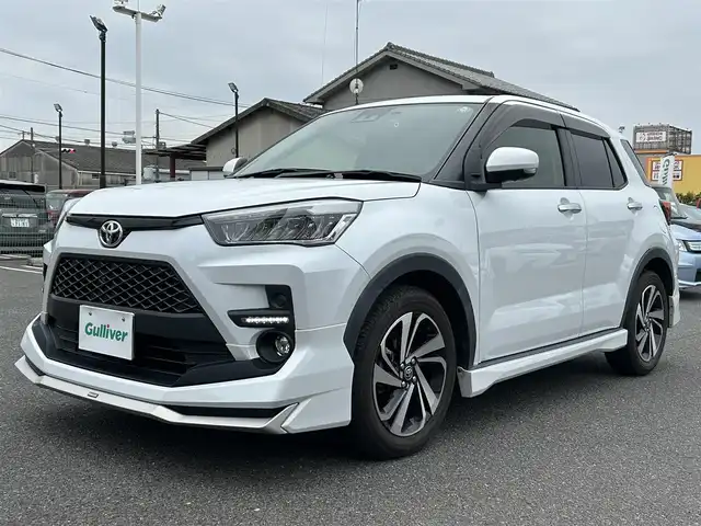 トヨタ ライズ Z 広島県 2022(令4)年 3.5万km シャイニングホワイトパール ワンオーナー/モデリスタエアロ/純正ディスプレイオーディオ/（AppleCarPlay/AndroidAuto/Bluetooth）/フルセグTV/全方位モニター/ETC/前後ドライブレコーダー/シートヒーター/衝突被害軽減ブレーキ/車線逸脱警報/ブラインドスポットモニター/リアクロストラフィックアラート/先行車発進お知らせ機能/レーダークルーズコントロール/コーナーセンサー/オートブレーキホールド/LEDヘッドライト/純正17インチAW
